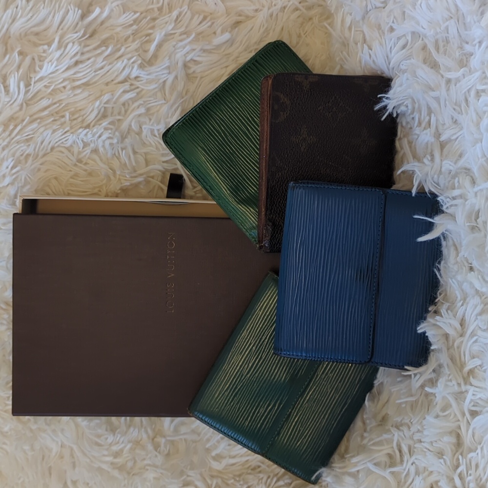 🔥🔥4 AUTHENTIC LOUIS VUITTON WALLET BUNDLE MEN'S & WOMEN'S 🔥🔥